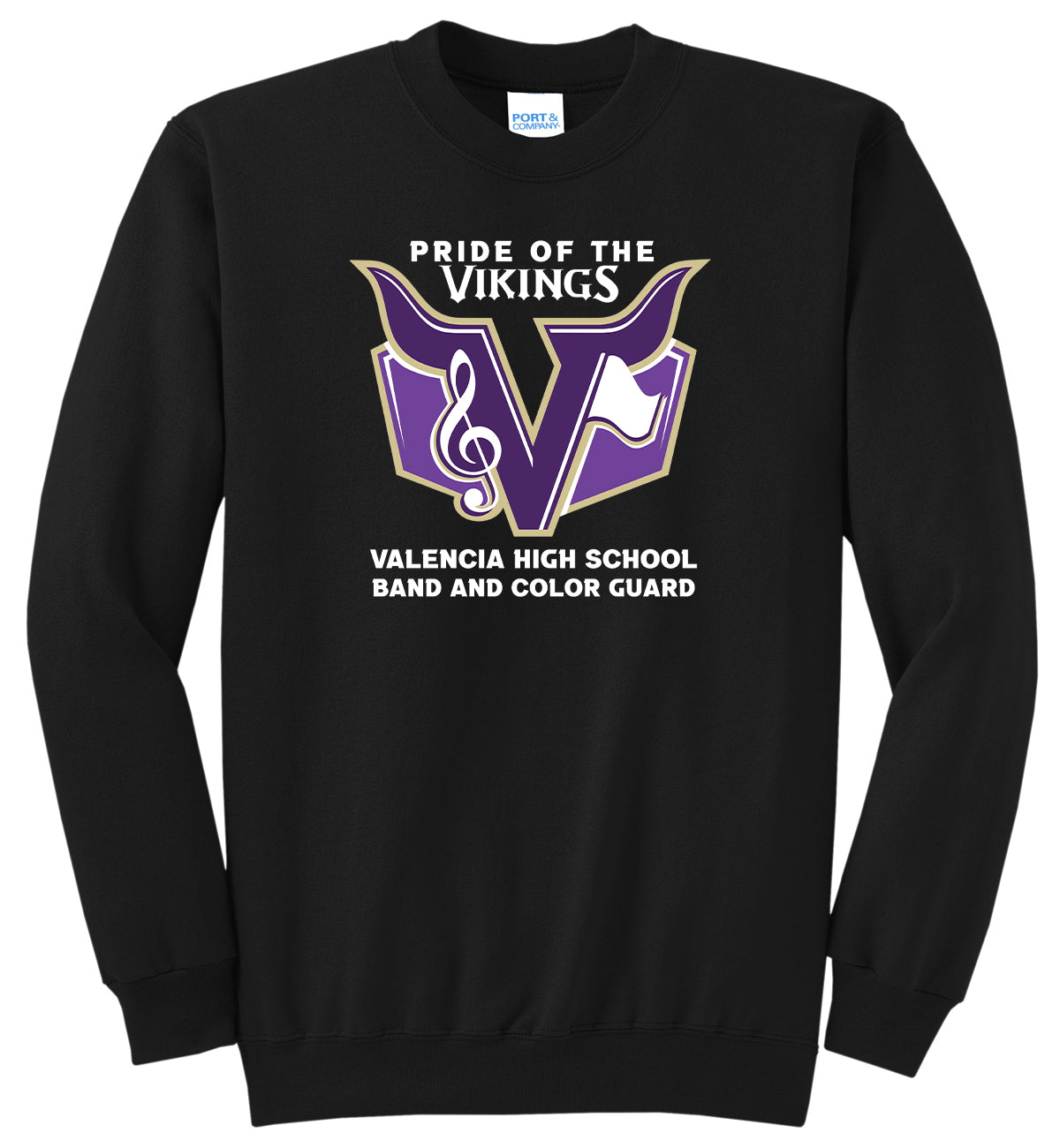 Pride of Viking  Adult Logo Long T-Shirt