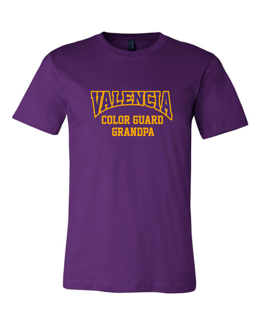 Color Guard Grandpa Pride of Viking  Adult Logo Short Sleeve T-Shirt