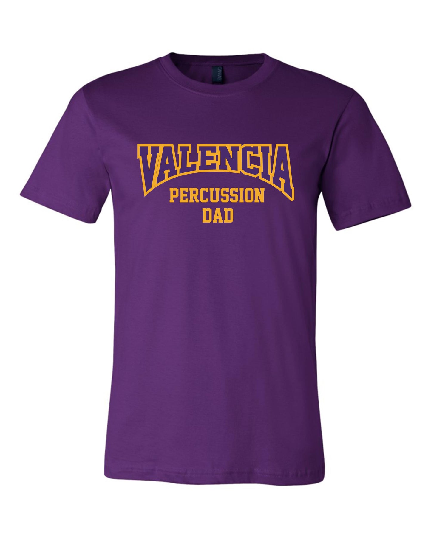 Percussion Dad Pride of Viking  Adult Logo Short Sleeve T-Shirt
