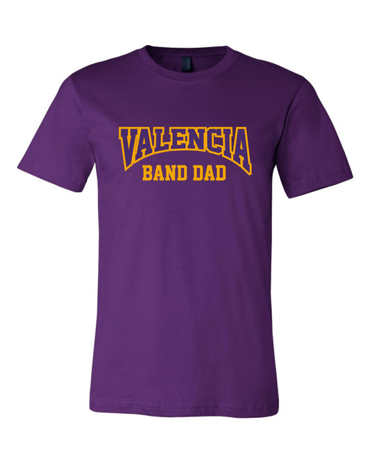 Band Dad Pride of Viking  Adult Logo Short Sleeve T-Shirt